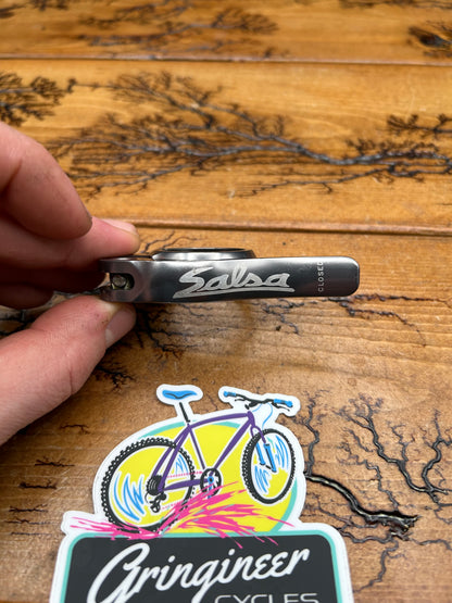 Salsa 30.0mm Pewter Flip Lock Seatpost Collar