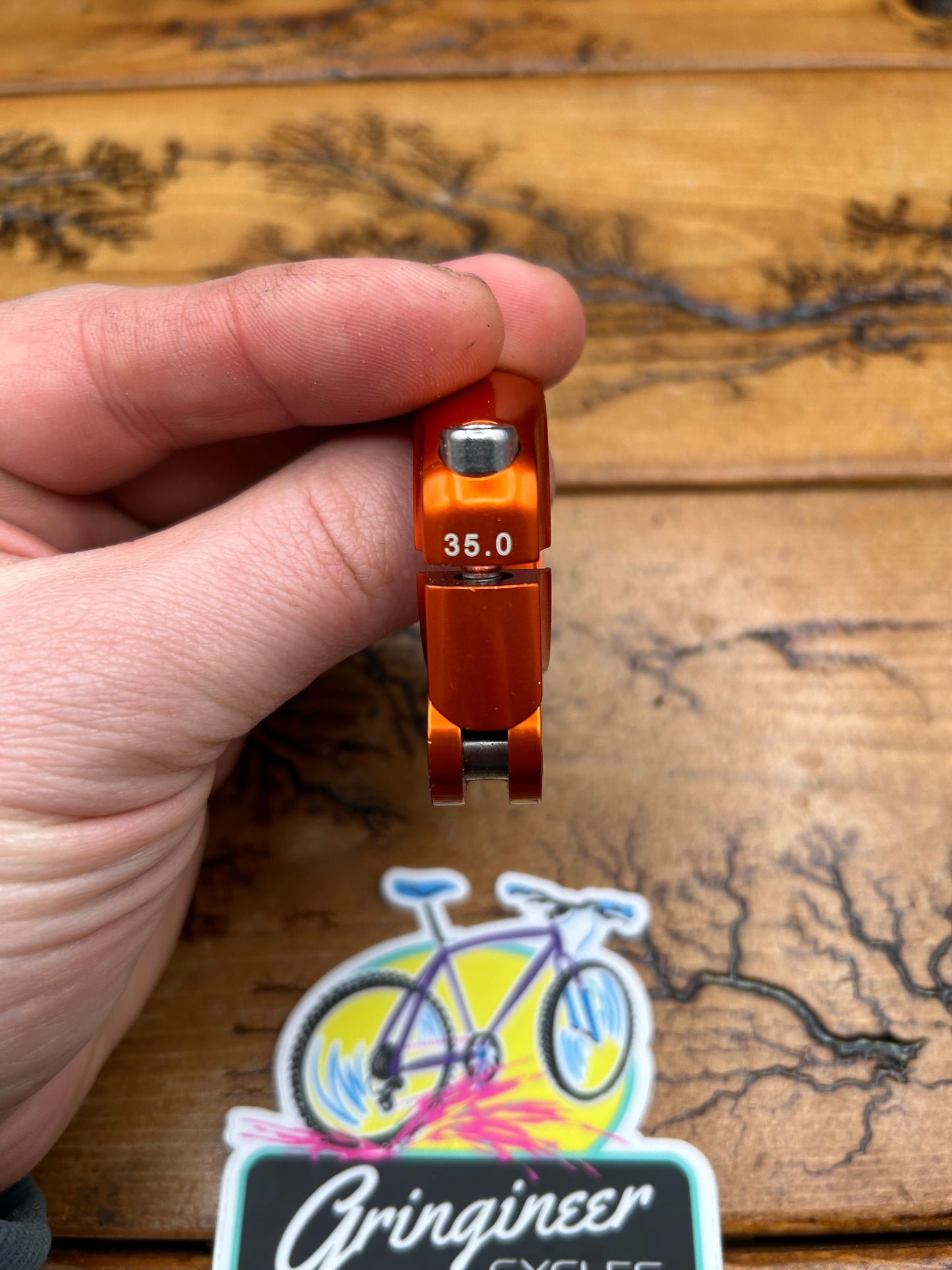 Salsa 35.0mm Orange Flip Lock Seatpost Collar