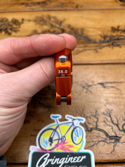 Salsa 35.0mm Orange Flip Lock Seatpost Collar