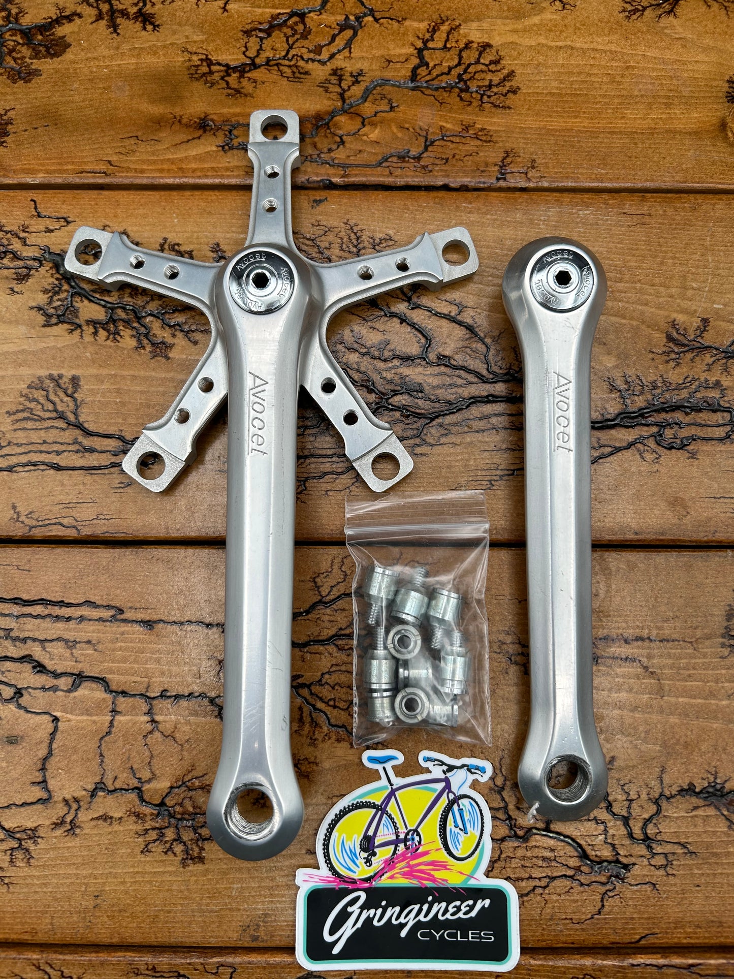 Avocet Triple 170mm Square Taper Crankset