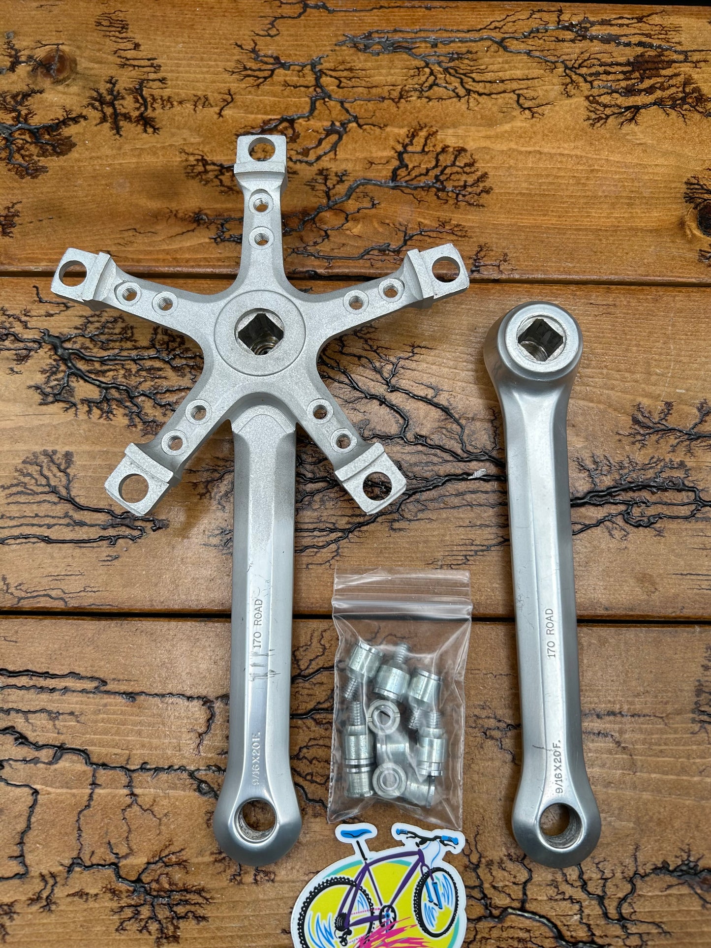 Avocet Triple 170mm Square Taper Crankset