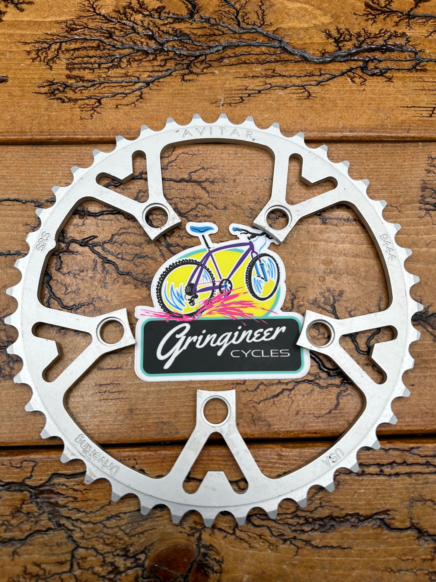 Avitar DriveRing 44 Tooth 94 BCD Chainring NOS