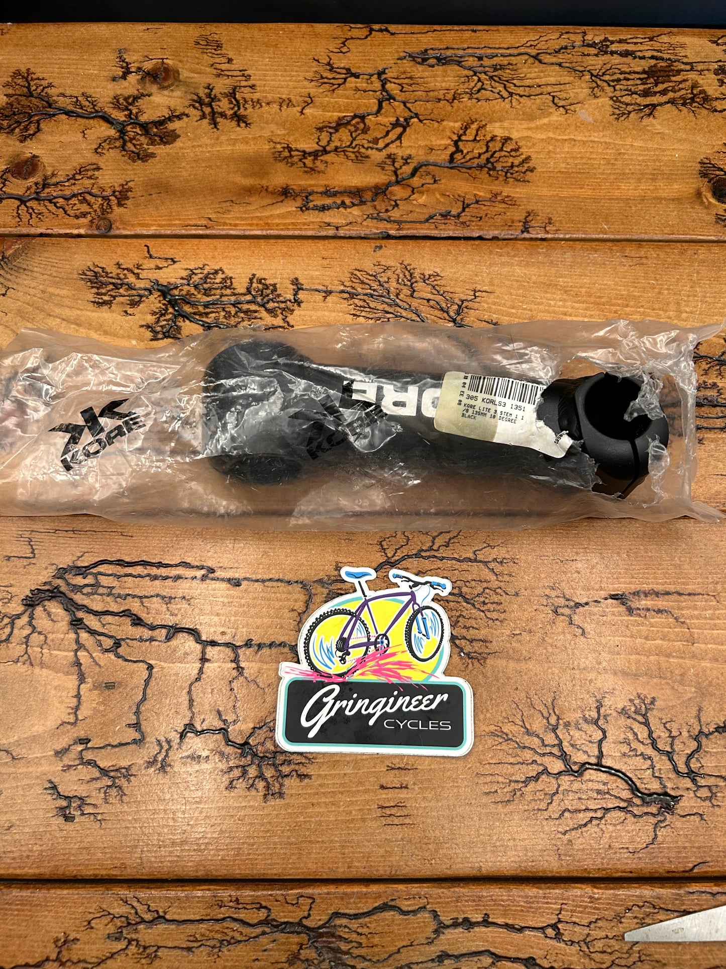 Kore Lite 135mm 10 Degree 25.4mm 1 1/8 Inch Threadless Stem