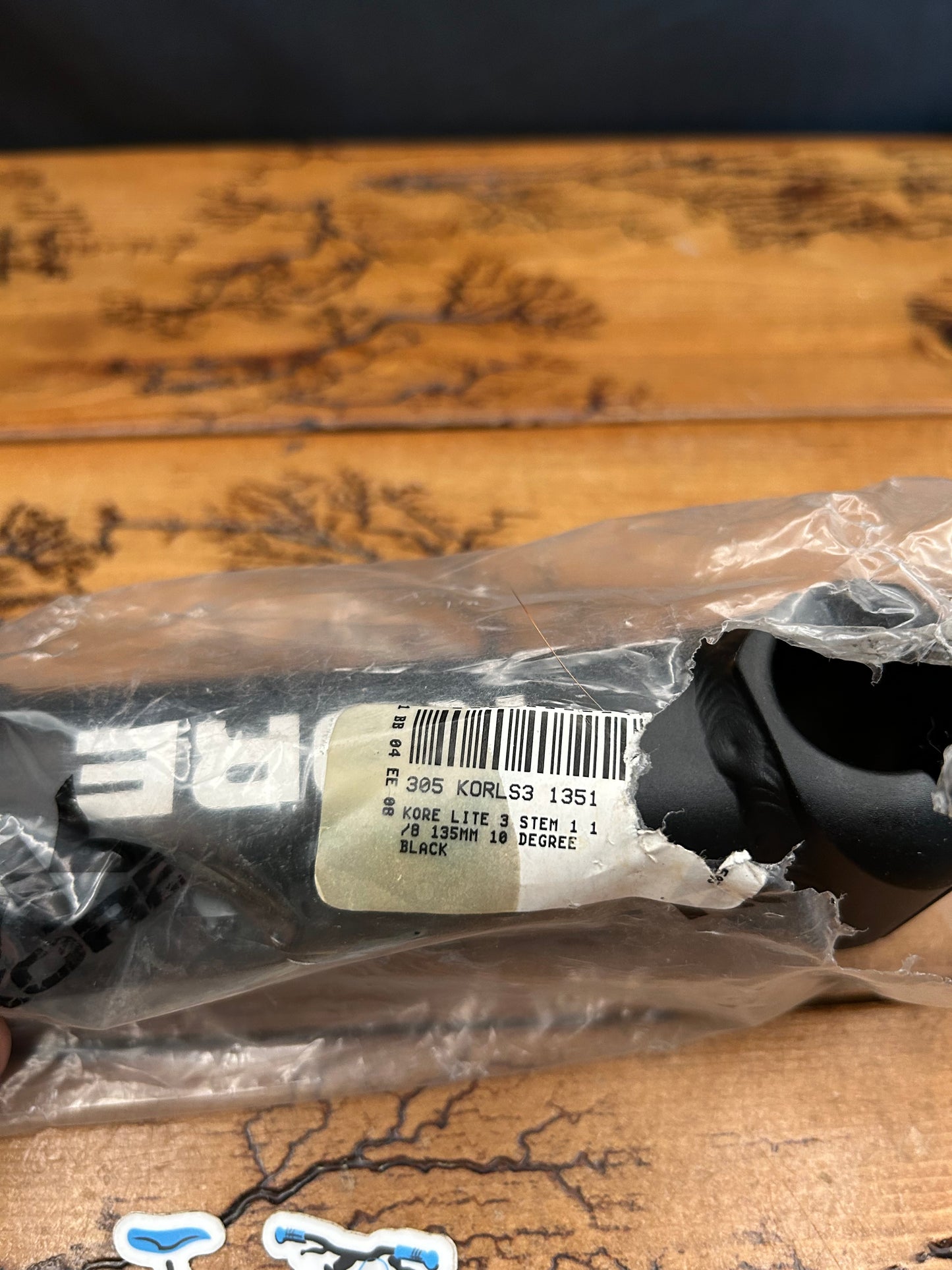 Kore Lite 135mm 10 Degree 25.4mm 1 1/8 Inch Threadless Stem