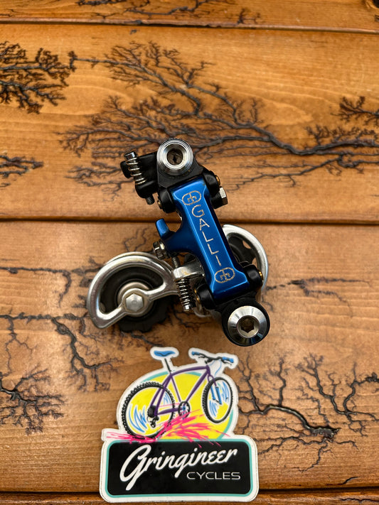 Galli Aerodynamic KL Blue Anodized Rear Derailleur