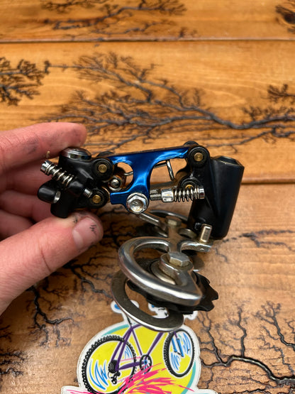 Galli Aerodynamic KL Blue Anodized Rear Derailleur