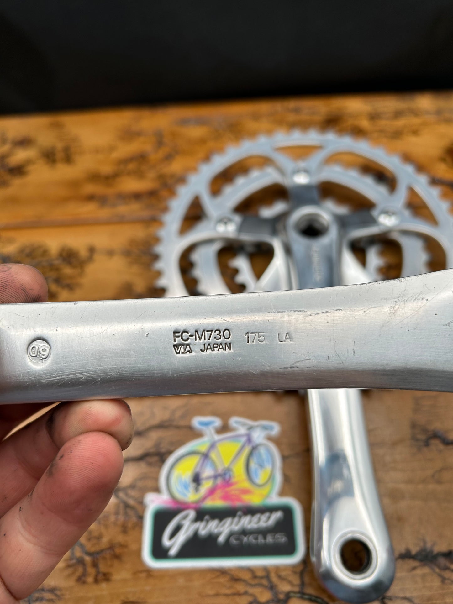 Shimano Deore XT FC-M730 48/38/24 175mm Crankset