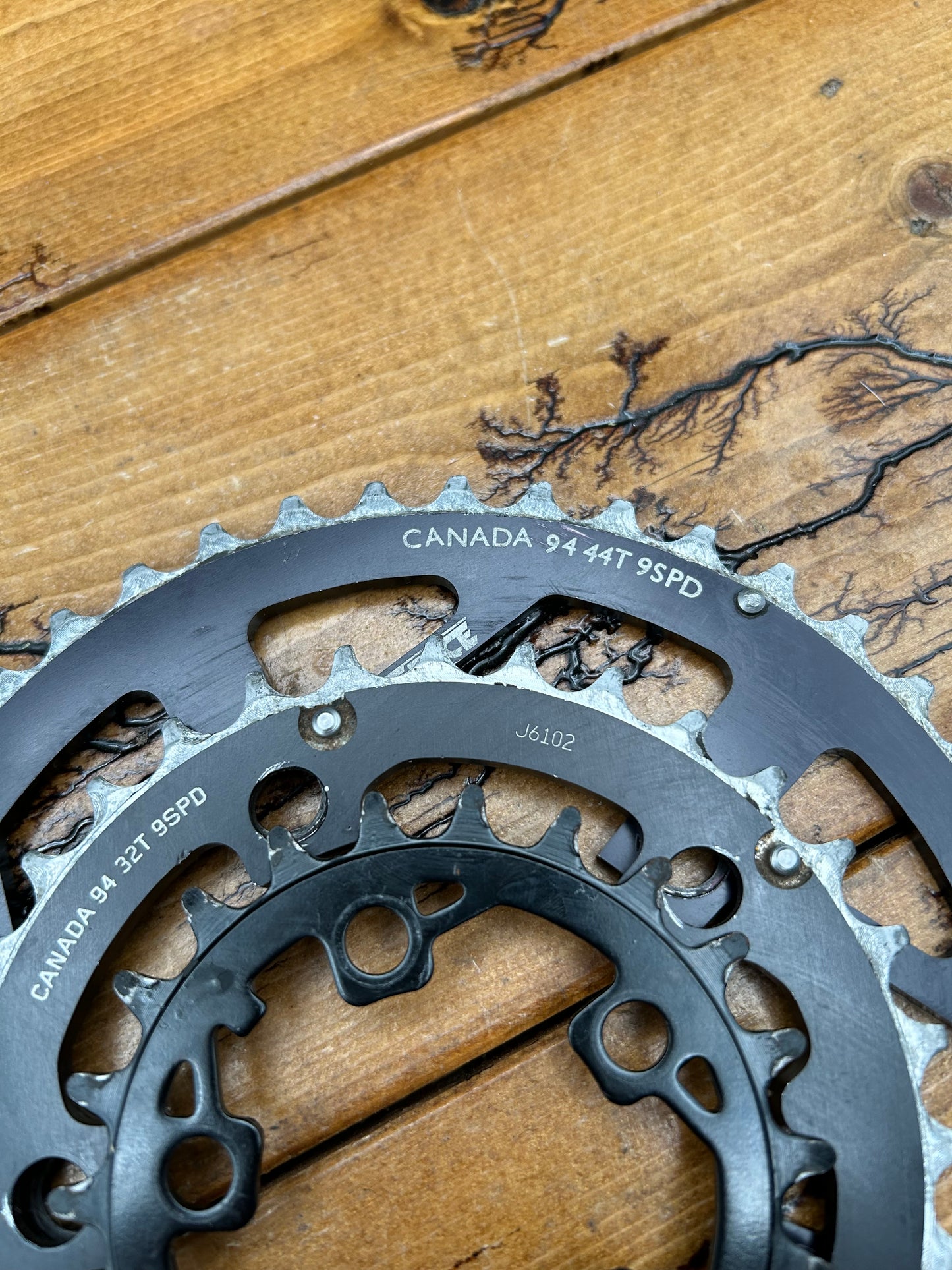 Raceface 44/32/22 9 Speed 94/58 BCD Chainring Set