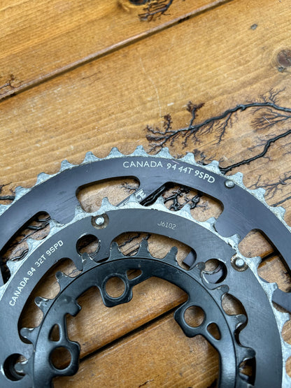 Raceface 44/32/22 9 Speed 94/58 BCD Chainring Set