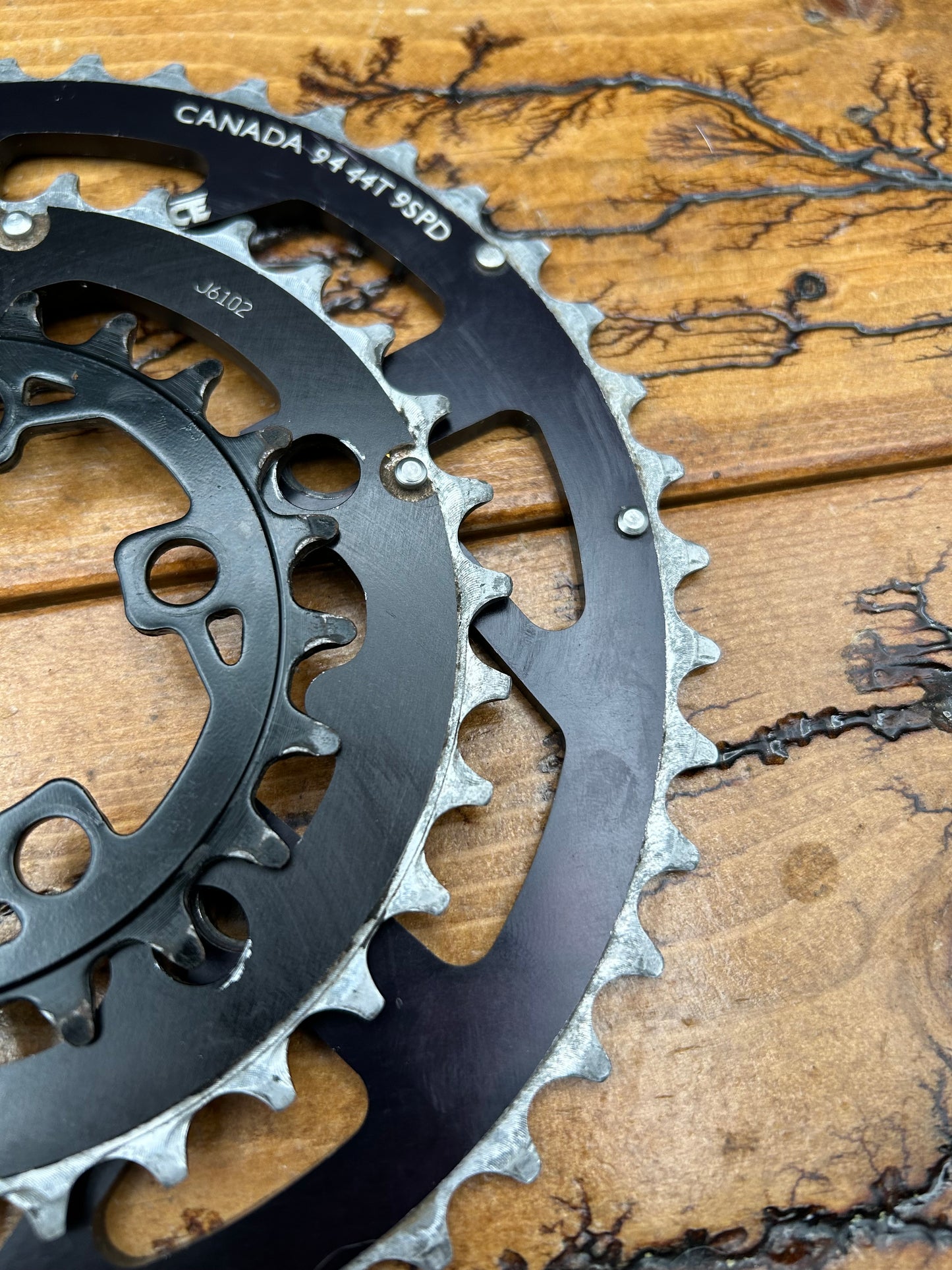 Raceface 44/32/22 9 Speed 94/58 BCD Chainring Set
