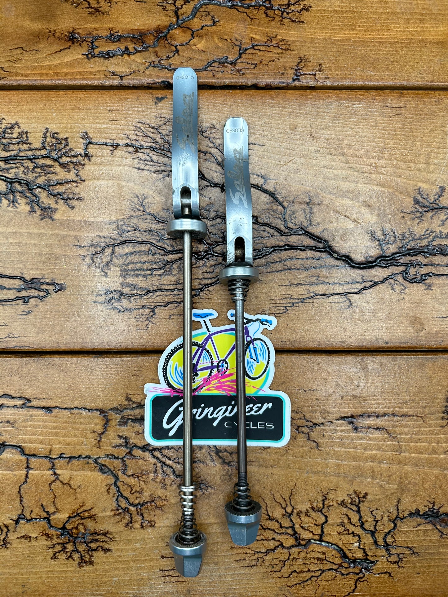 Salsa Silver Quick Release Skewer Set