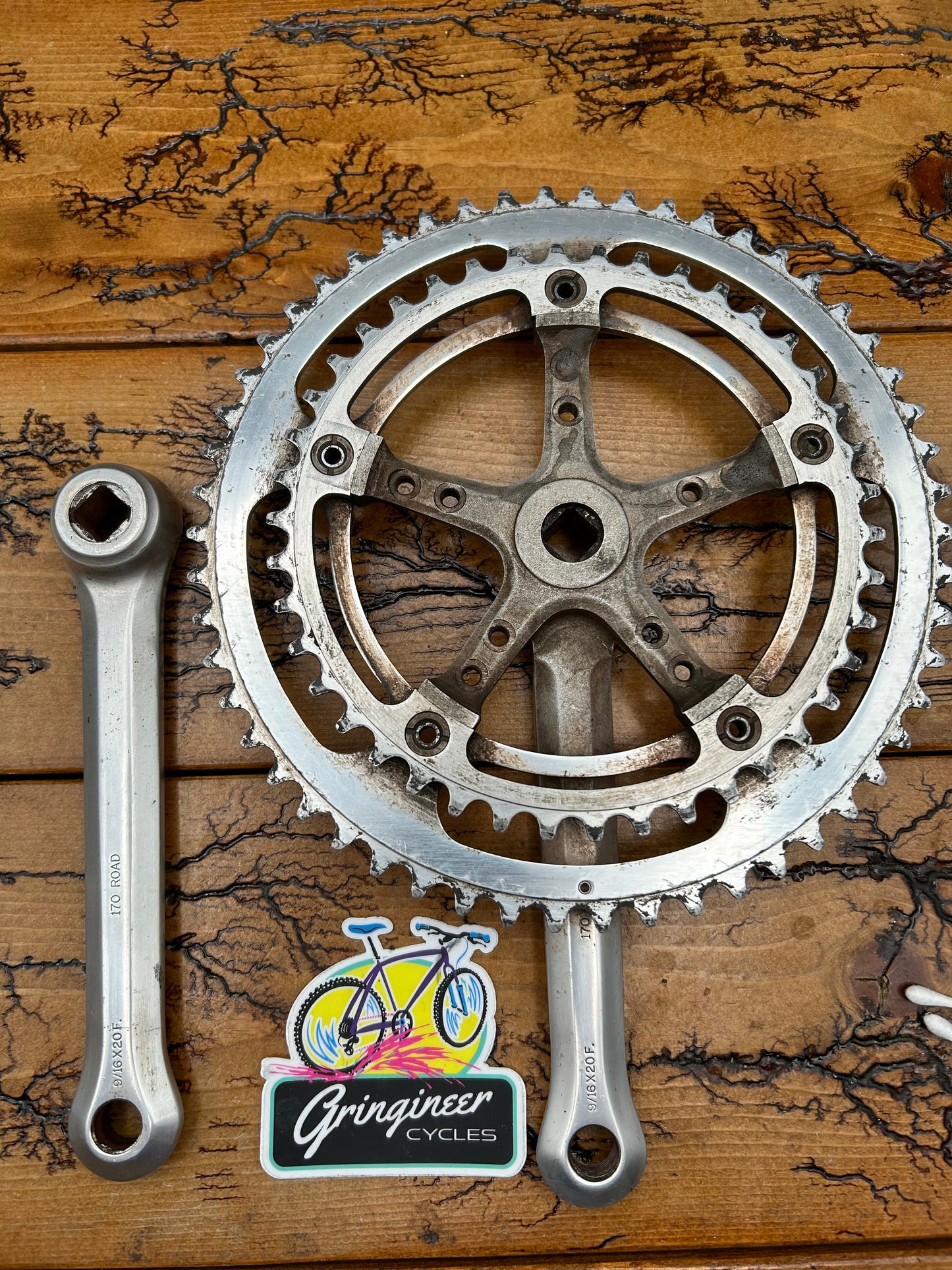 Avocet 54/42 170mm Square Taper Crankset
