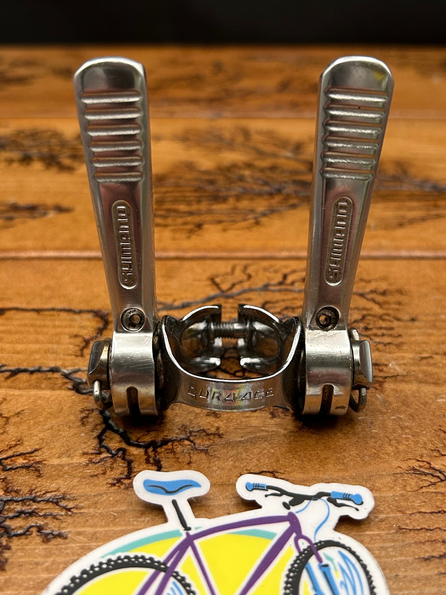 Shimano Dura Ace First Gen SL-101 Clamp Down Tube Shifters