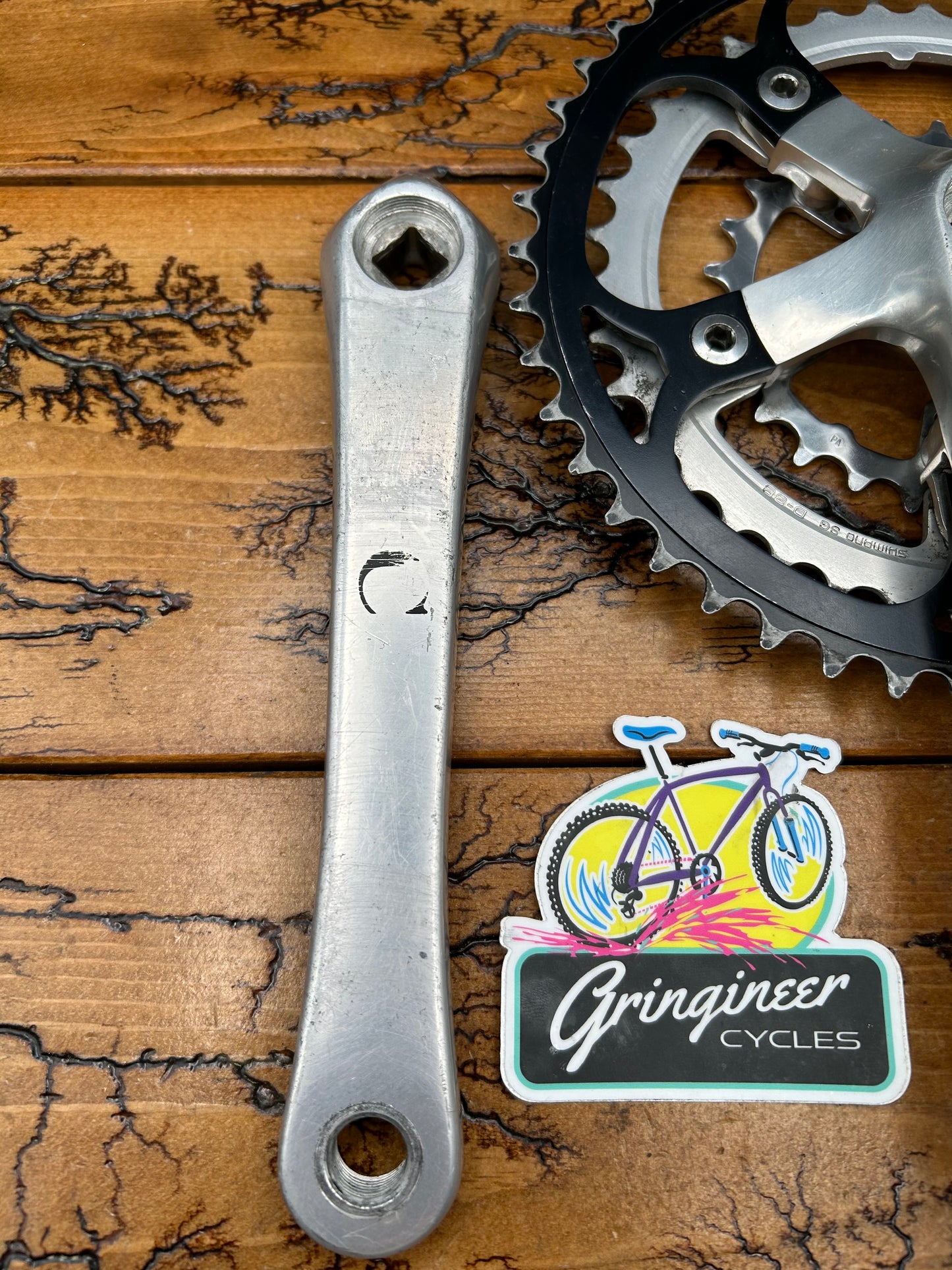 Ritchey Logic 46/38/24 172.5mm Square Taper Crankset