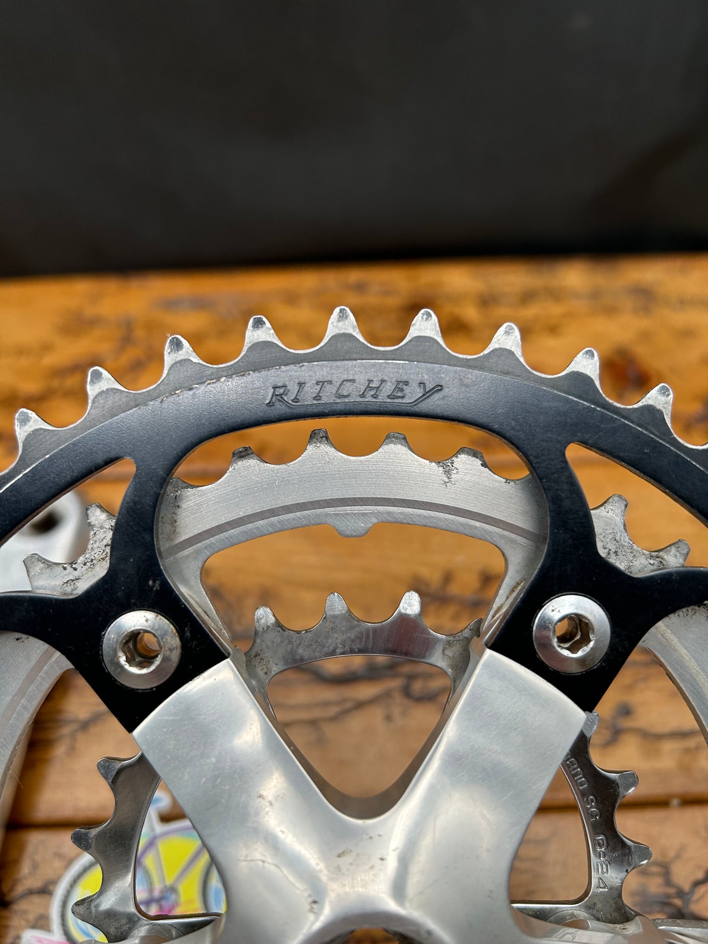 Ritchey Logic 46/38/24 172.5mm Square Taper Crankset
