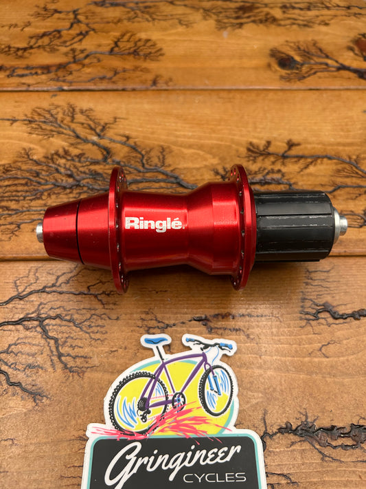 Ringle Super Duper Bubba Red 36 Hole 135mm Rear Hub