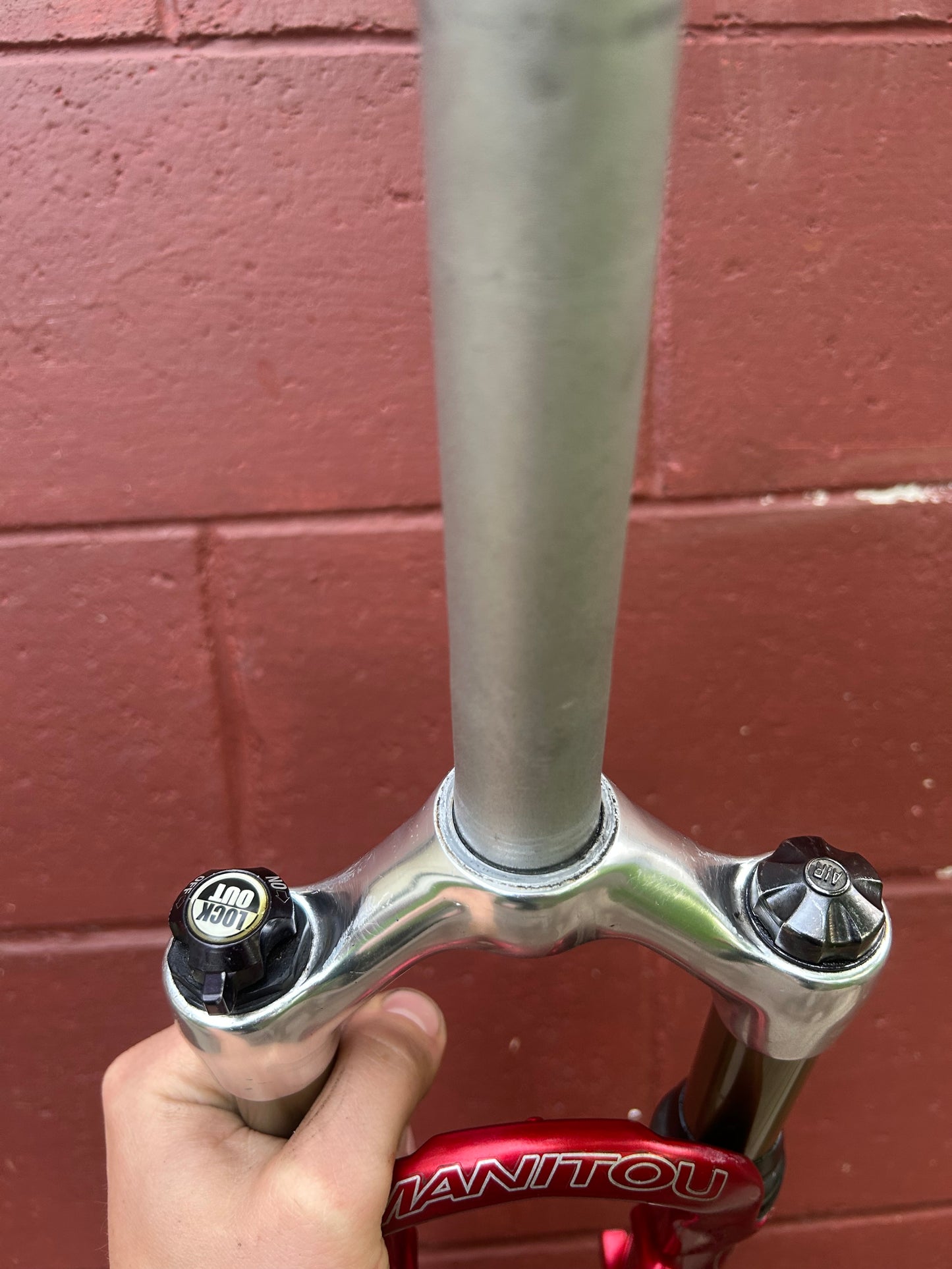 Manitou Mars Super Red Disc / Rim Brake 26" Suspension Fork