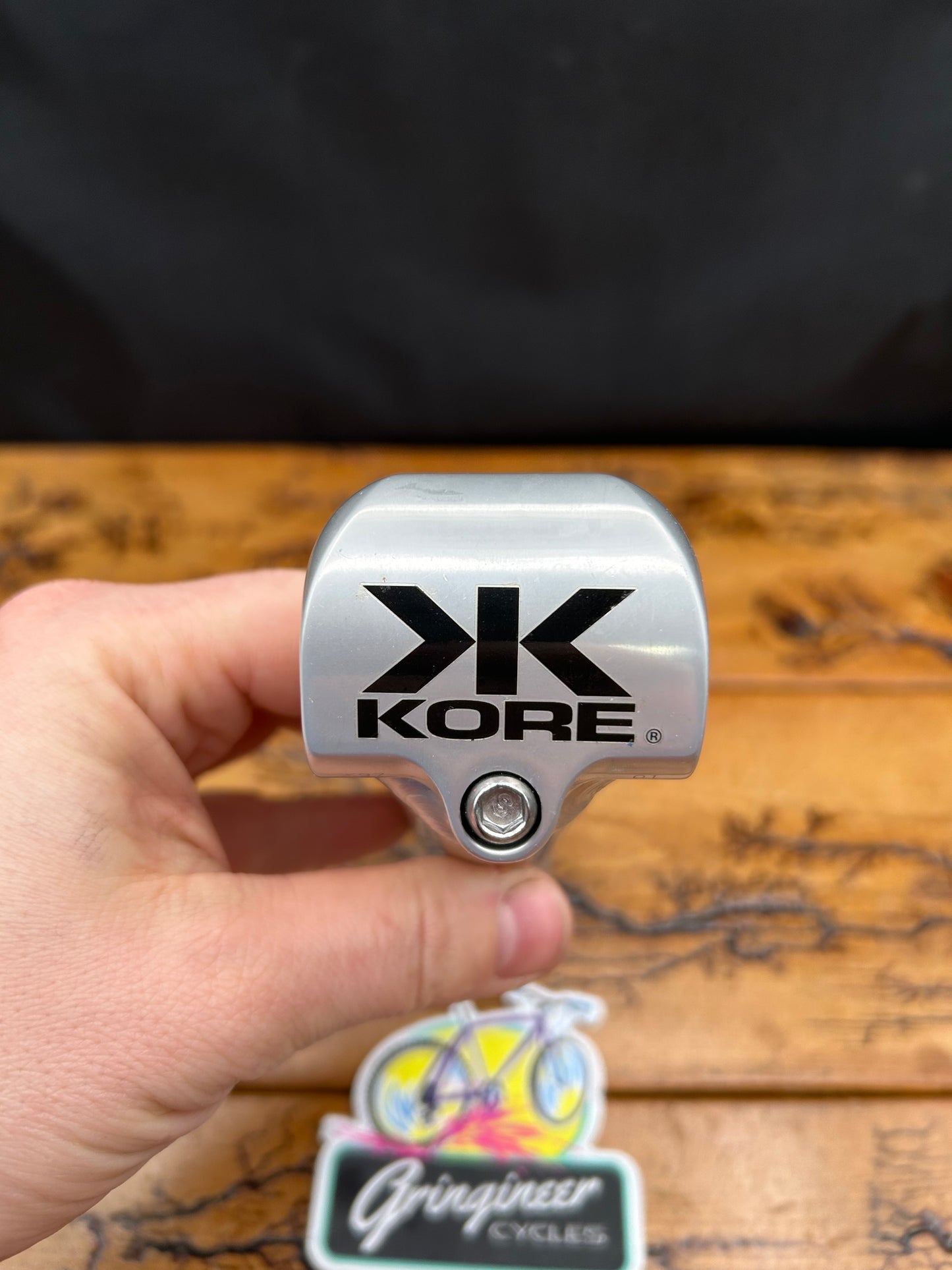 Kore 130mm 25 Degree 1 1/8 25.4mm Silver Threadless Stem