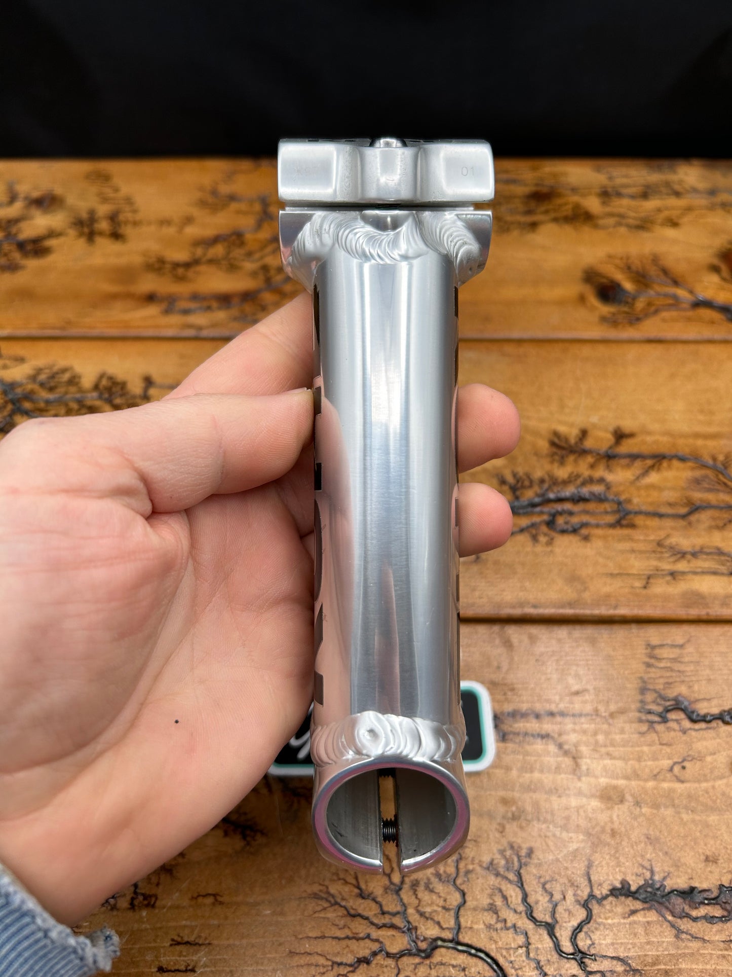 Kore 130mm 25 Degree 1 1/8 25.4mm Silver Threadless Stem