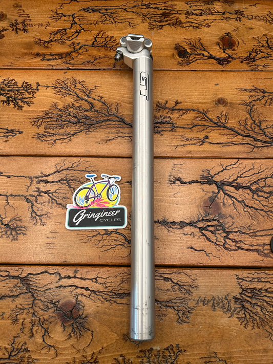 GT 27.0mm x 350mm Silver Seatpost