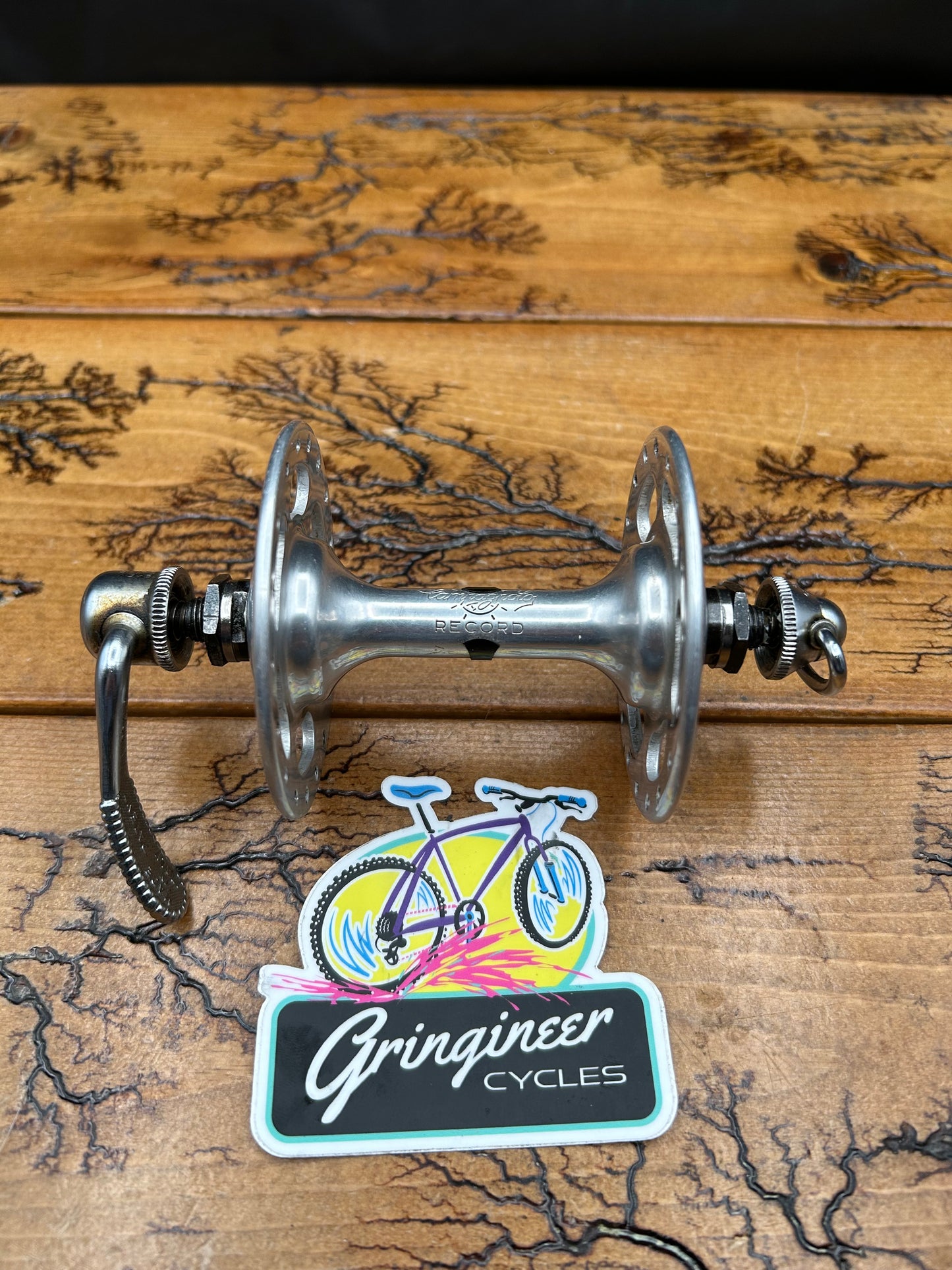 Campagnolo Record 1035 36 Hole Front Hub With Skewer