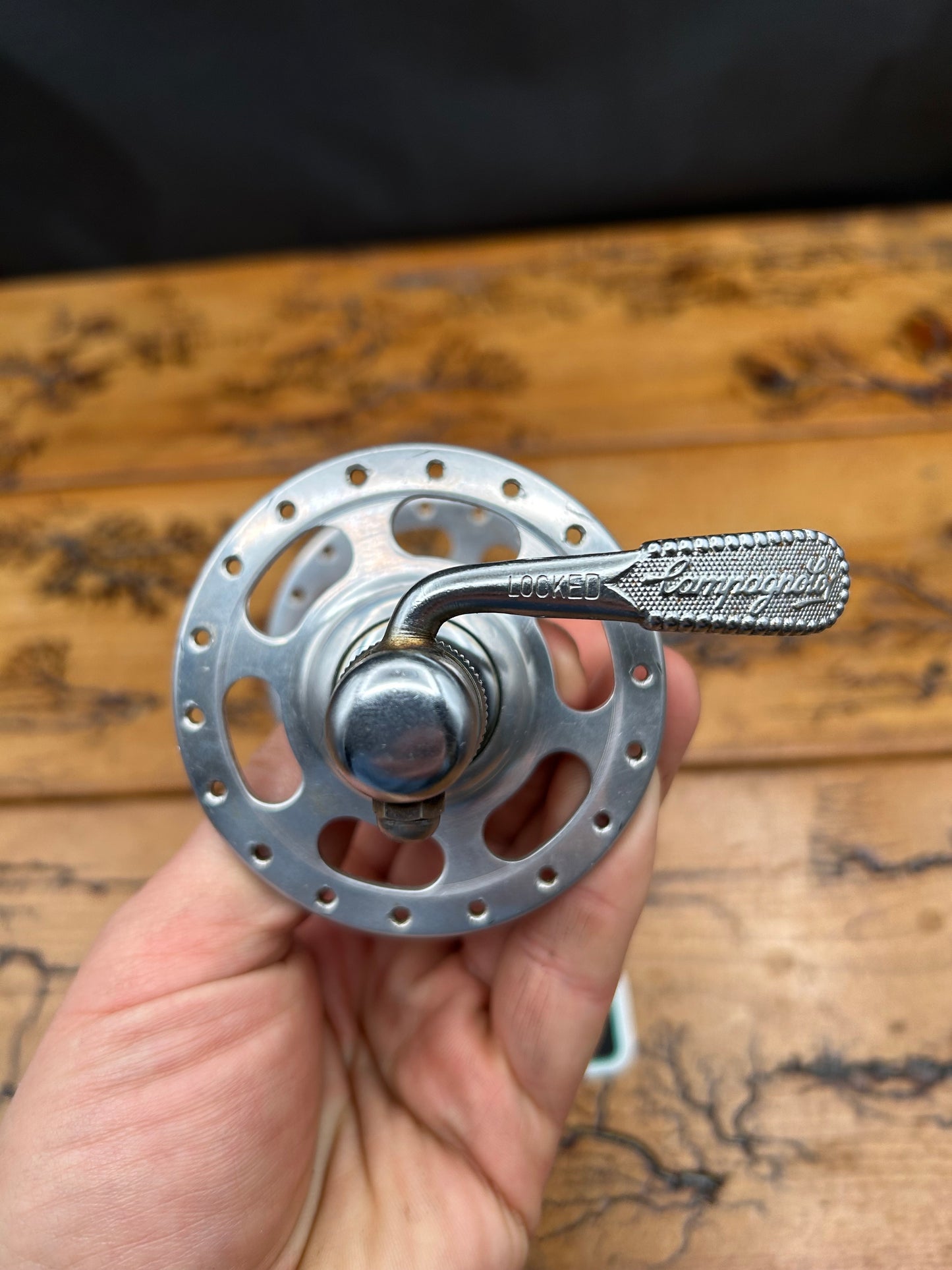 Campagnolo Record 1035 36 Hole Front Hub With Skewer