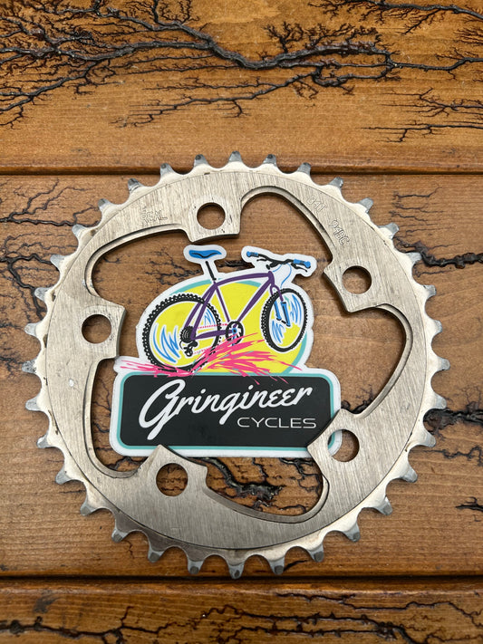 Real Design 34 Tooth 94 BCD 5 Bolt Chainring