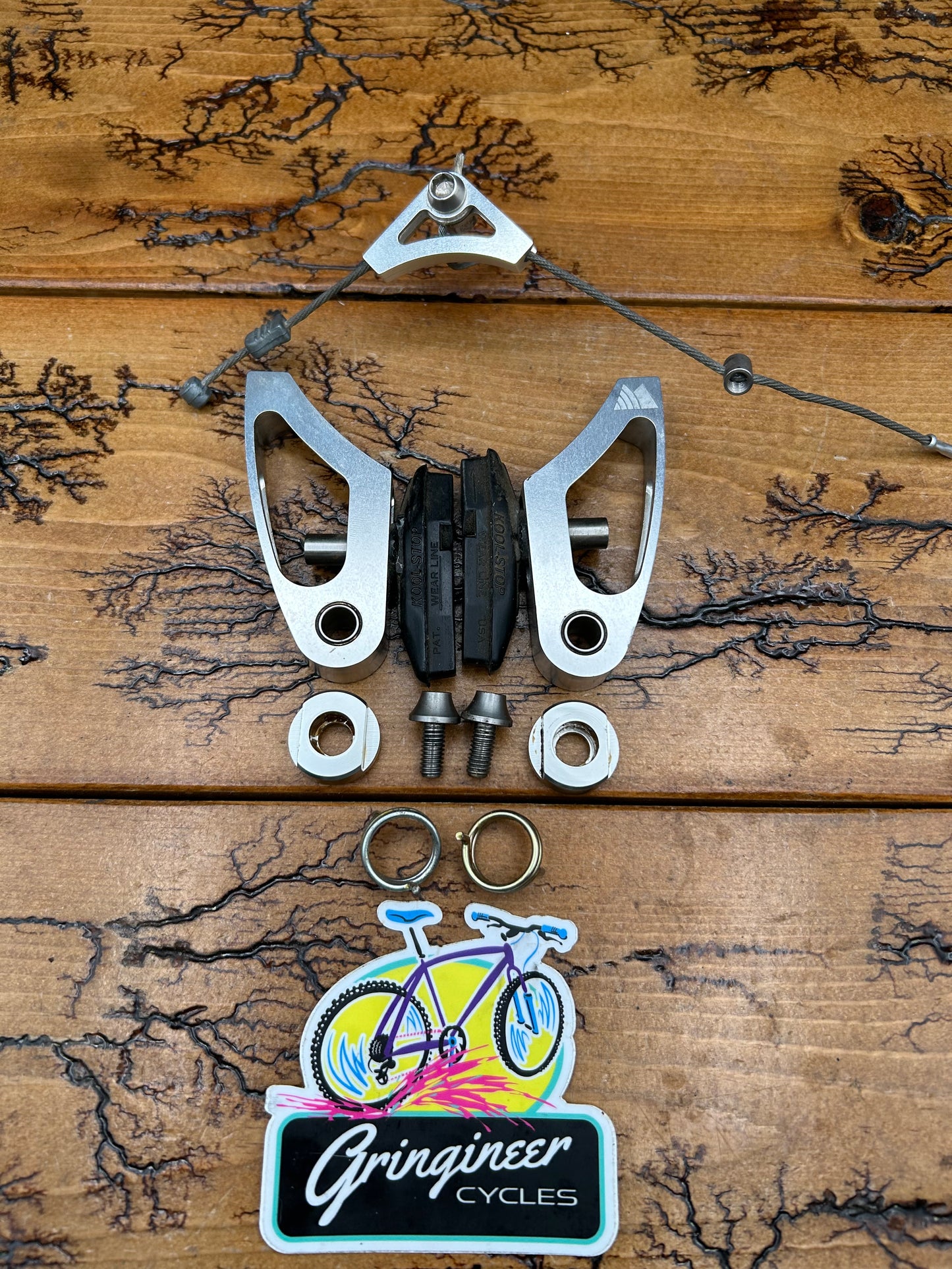 Machine Tech Zero Flex Silver Cantilever Brake