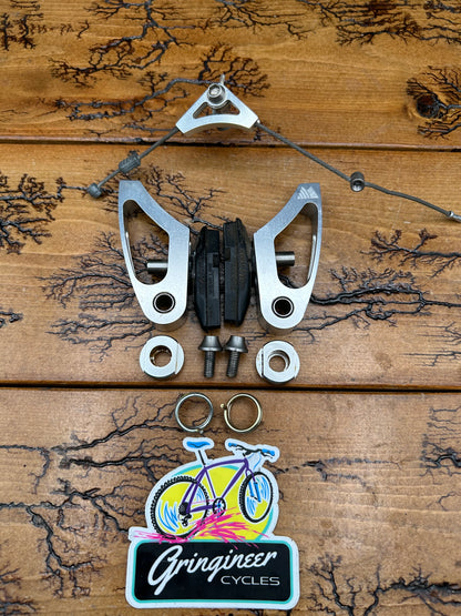 Machine Tech Zero Flex Silver Cantilever Brake