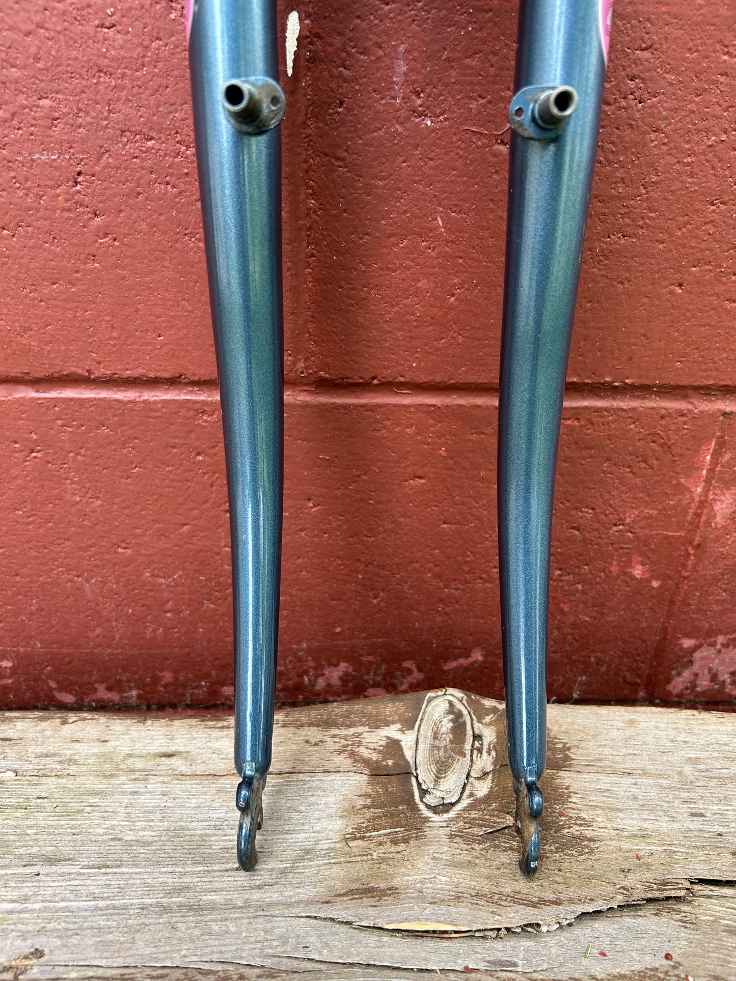Cycle Pro 4130 Blue 1 Inch Threaded Steel 26" Rigid Fork