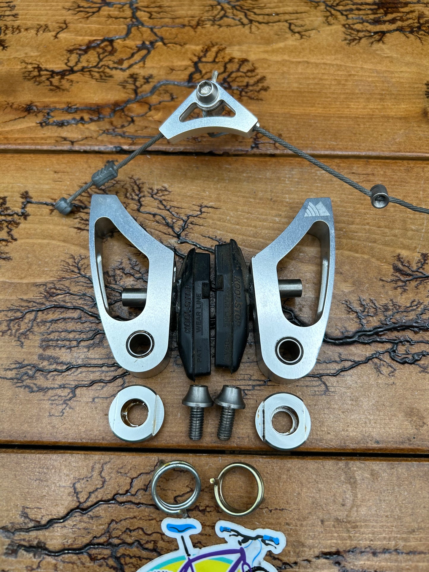 Machine Tech Zero Flex Silver Cantilever Brake