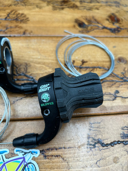 Sachs Quarz 3x9 Grip Shifter Set NOS