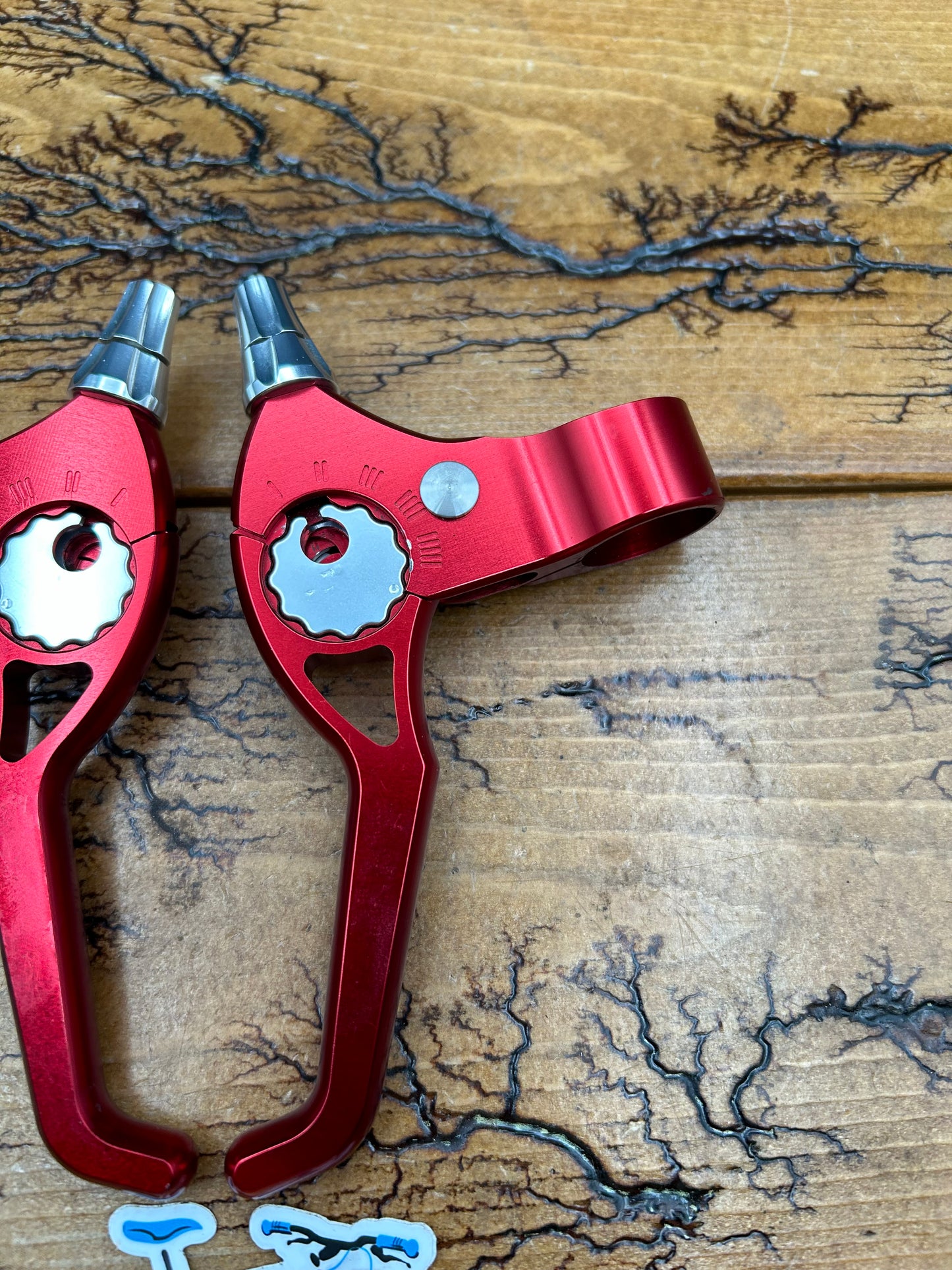 Machine Tech Zero Flex Red Anodized Brake Levers