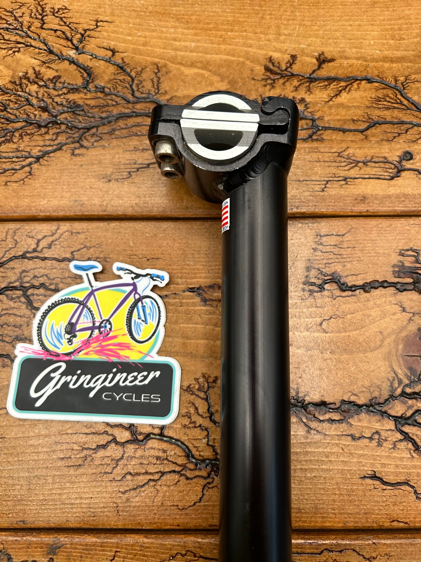 Control Tech 26.8mm x 350mm Black Seatpost