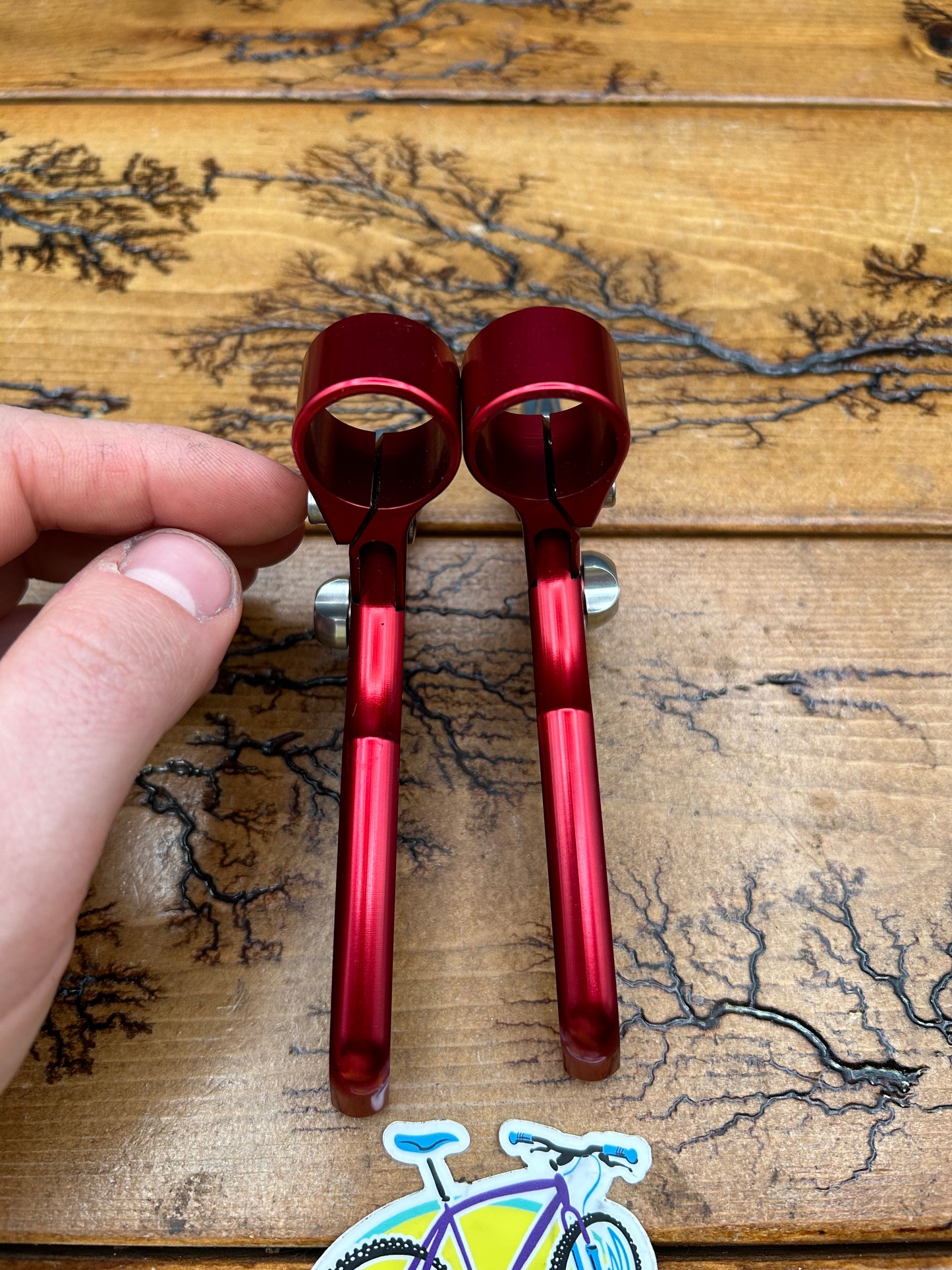 Machine Tech Zero Flex Red Anodized Brake Levers