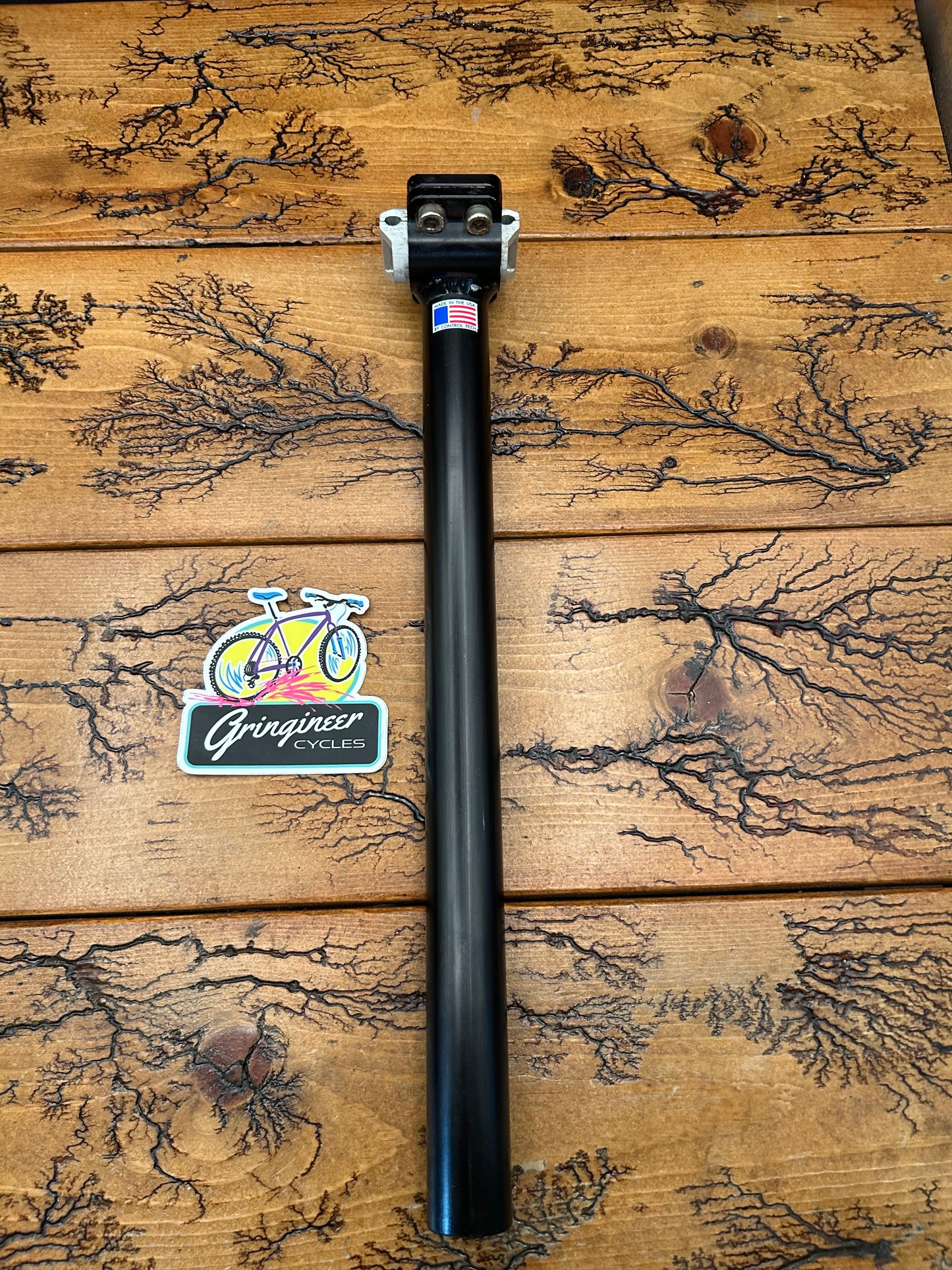 Control Tech 26.8mm x 350mm Black Seatpost