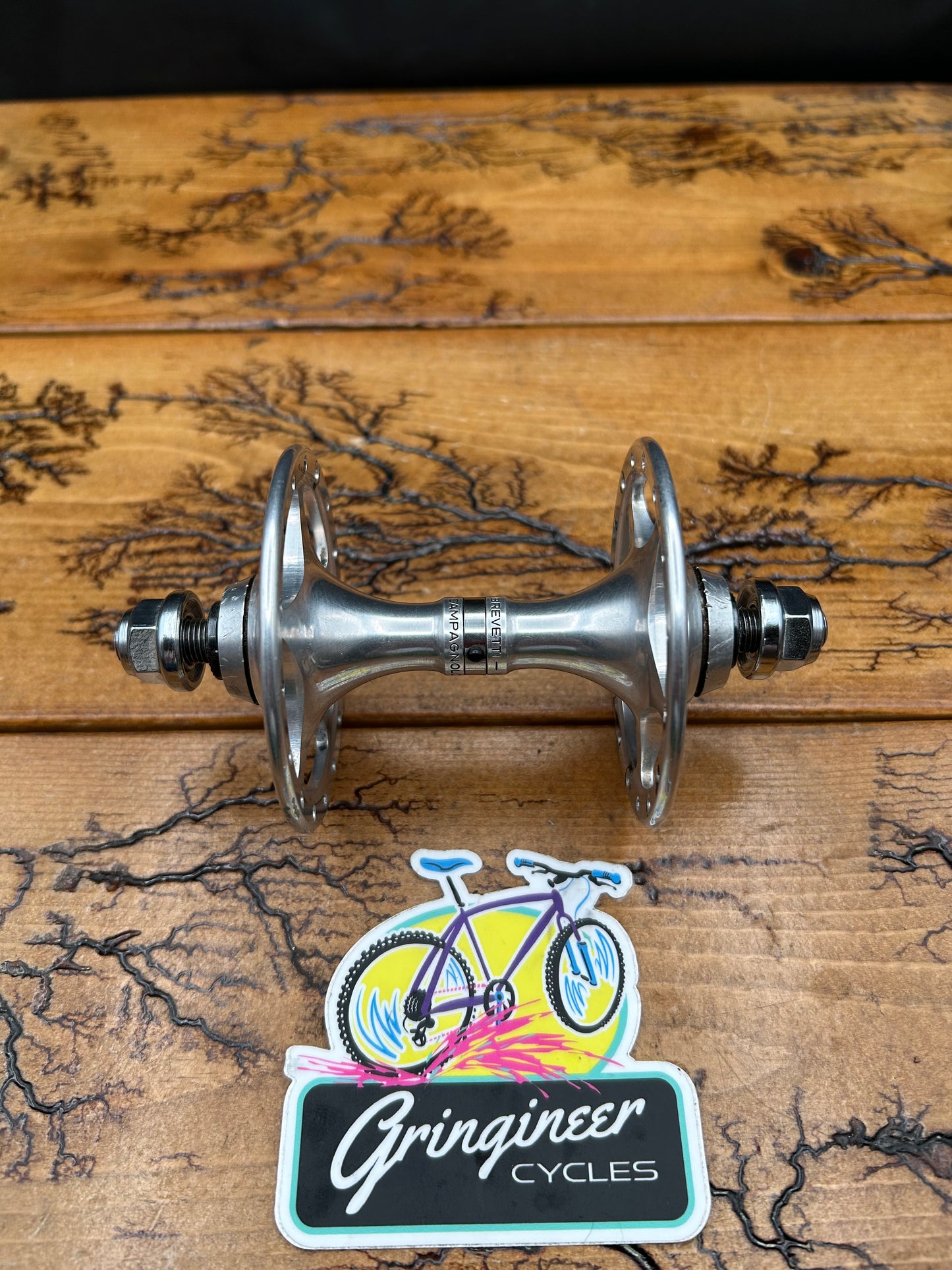Campagnolo C Record Pista Bolt On High Flange Sheriff Star Front Hub