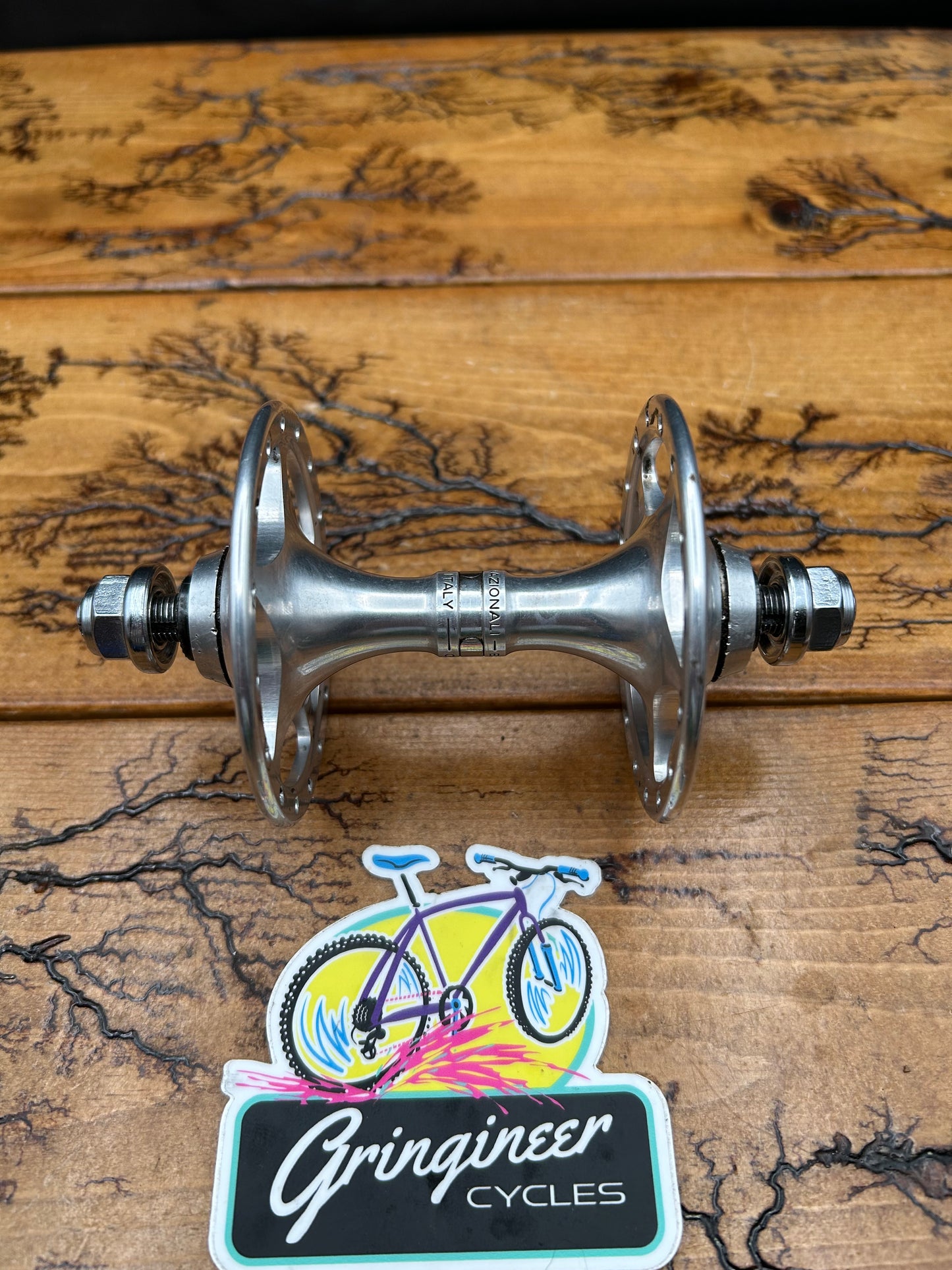 Campagnolo C Record Pista Bolt On High Flange Sheriff Star Front Hub