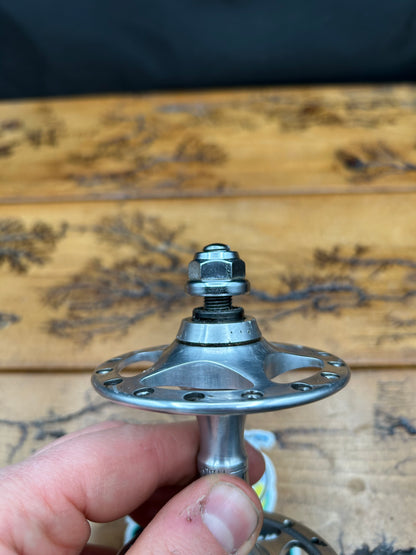 Campagnolo C Record Pista Bolt On High Flange Sheriff Star Front Hub