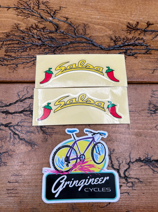 Salsa Brake Booster Decals Set of 2 NOS