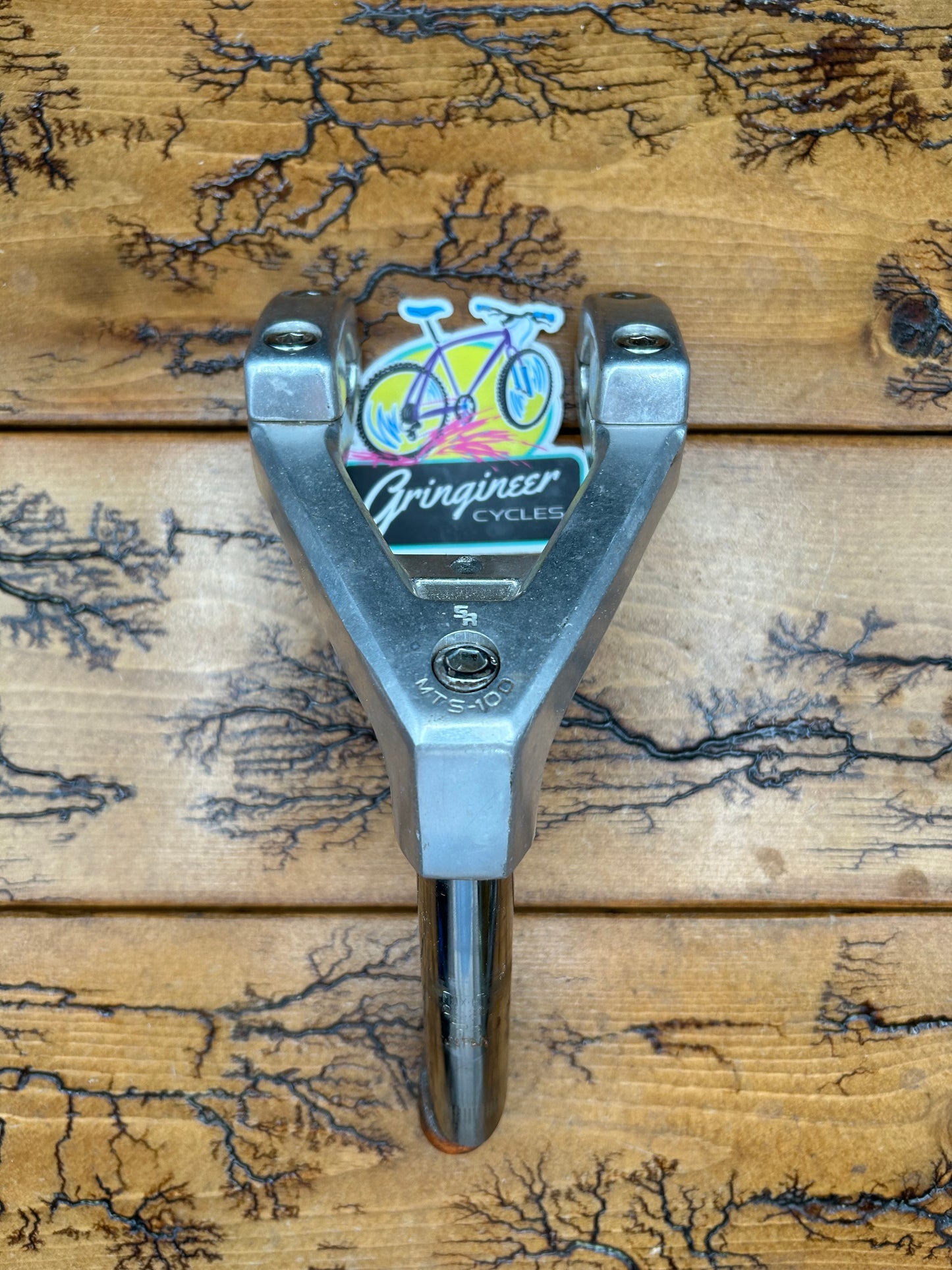 SR Slingshot MTS-100 Silver 1 Inch Quill Stem