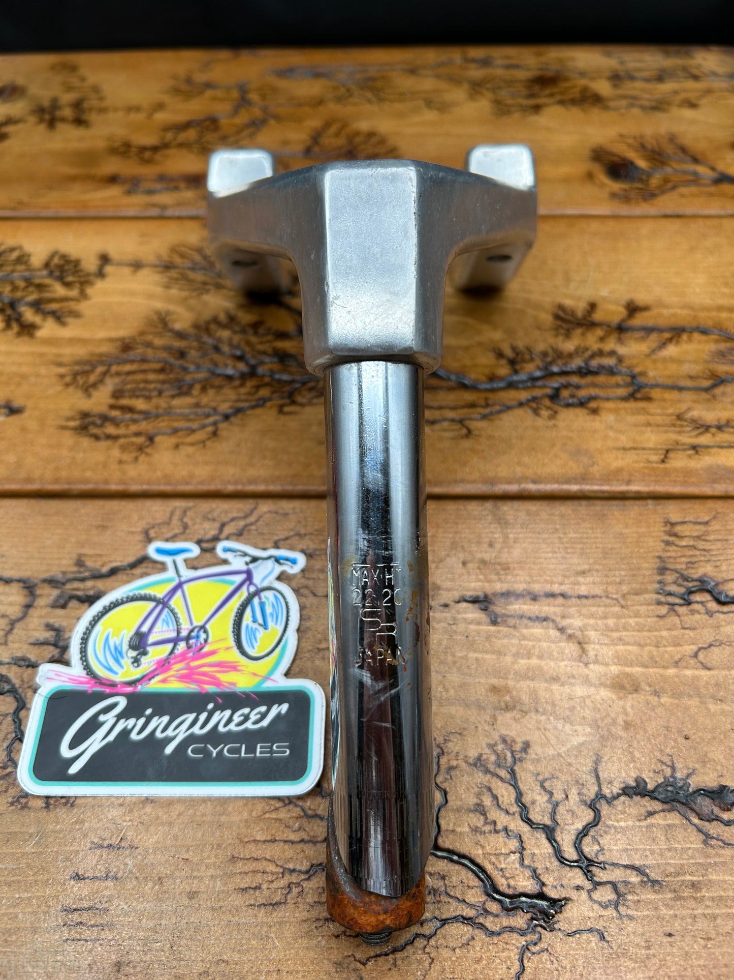 SR Slingshot MTS-100 Silver 1 Inch Quill Stem