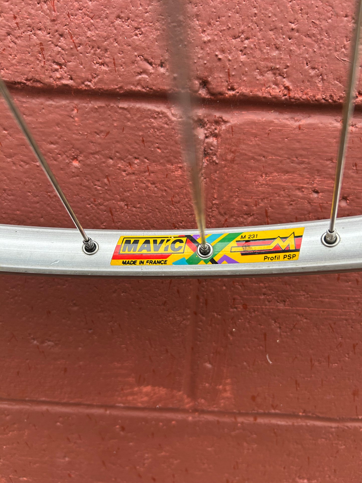 Mavic M231 Spot Bolt On Single Speed 26" Wheelset