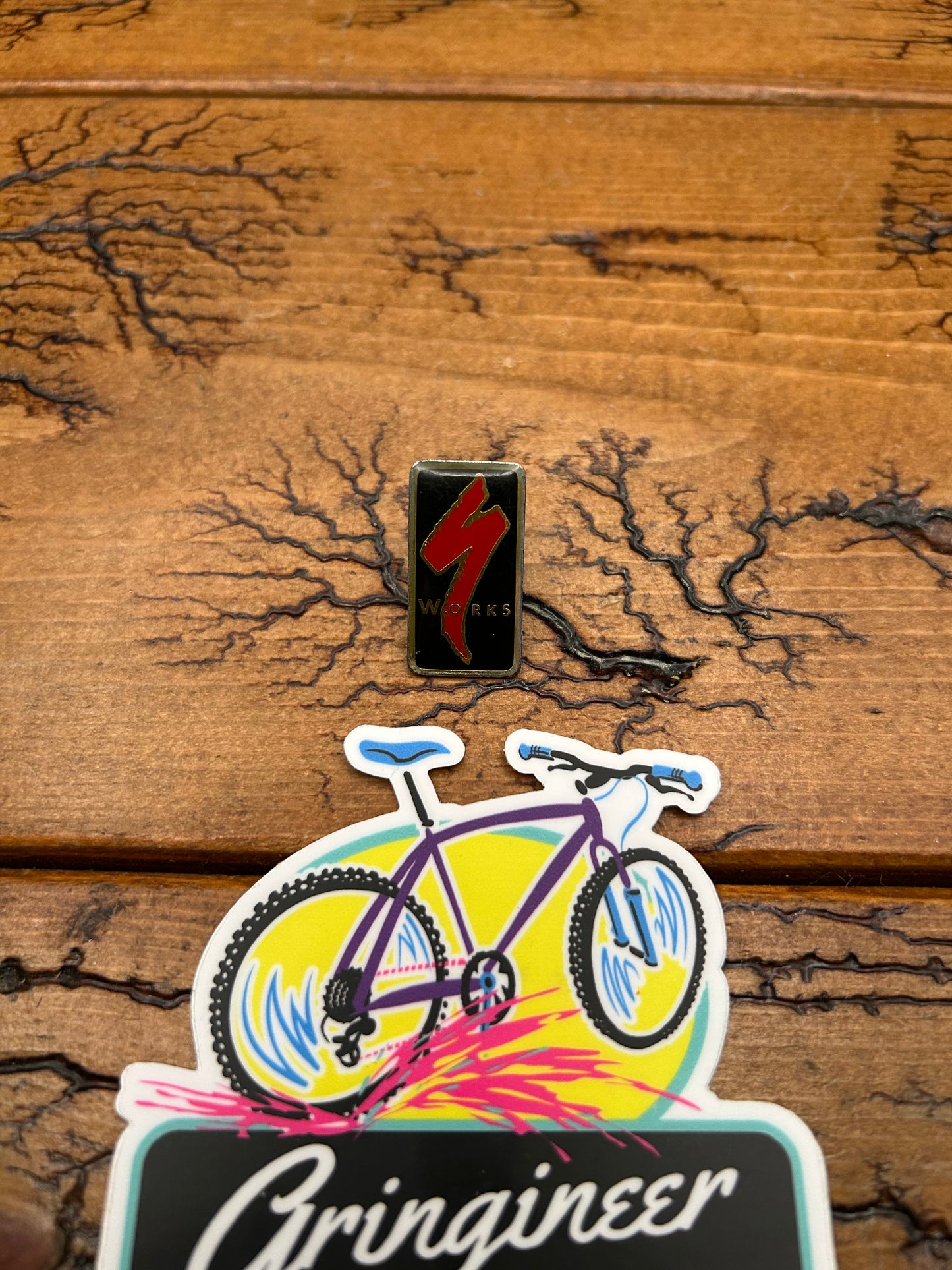 Specialized S Works Lapel Pin
