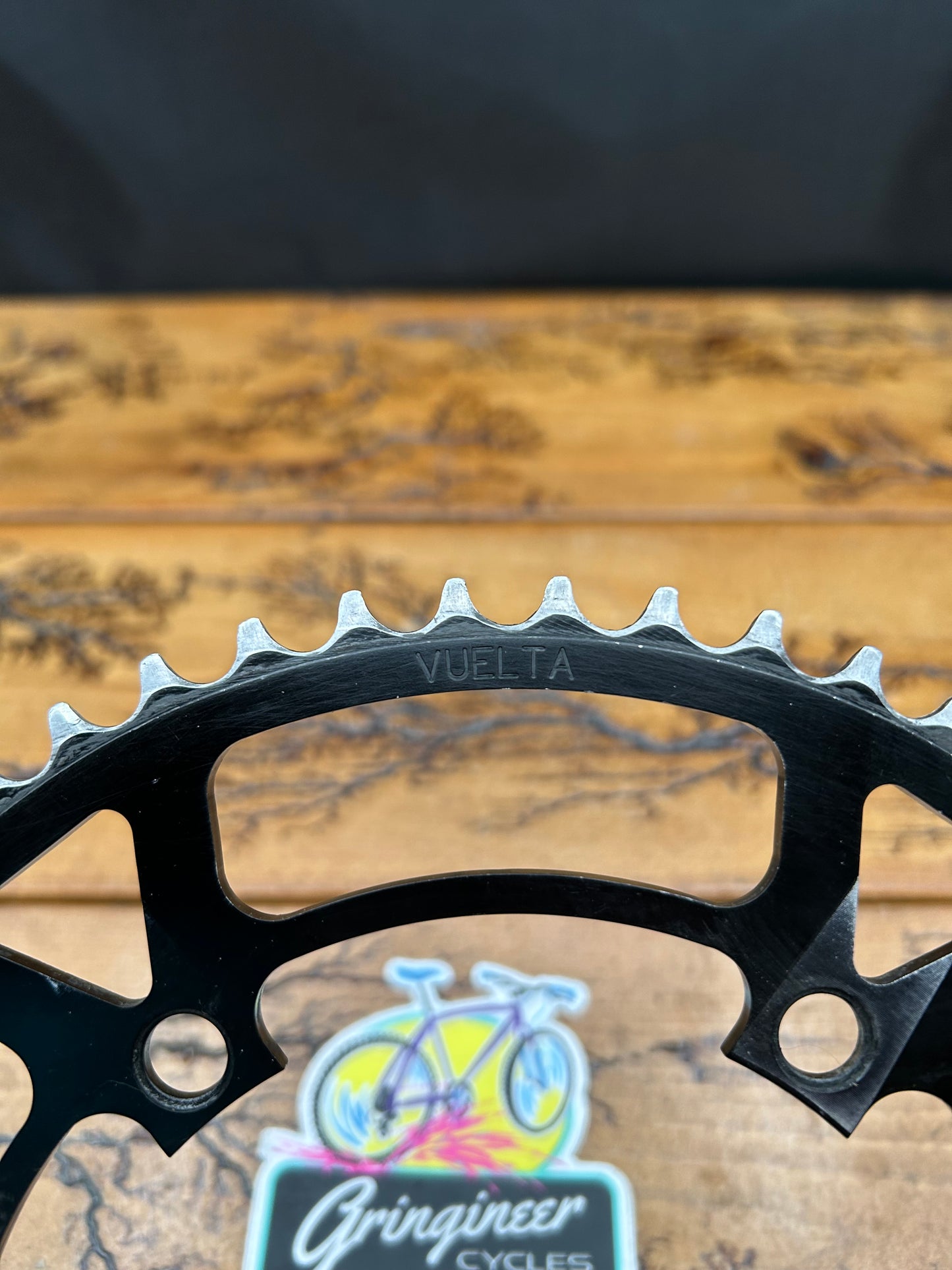 Vuelta 53 Tooth 130 BCD Black Chainring