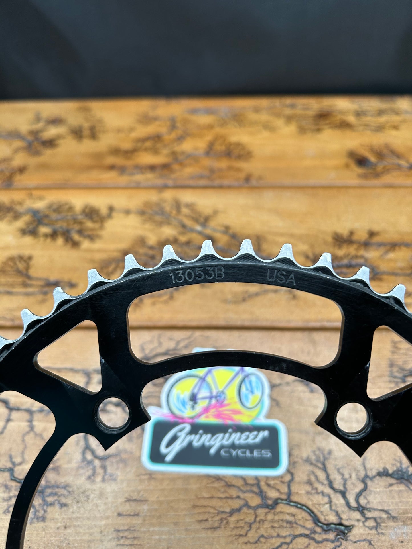 Vuelta 53 Tooth 130 BCD Black Chainring