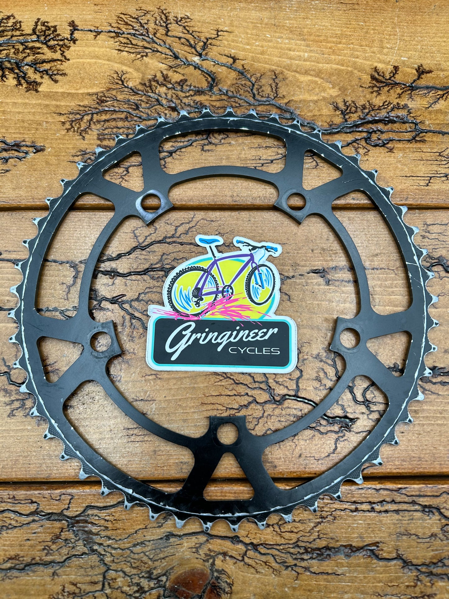 Vuelta 53 Tooth 130 BCD Black Chainring