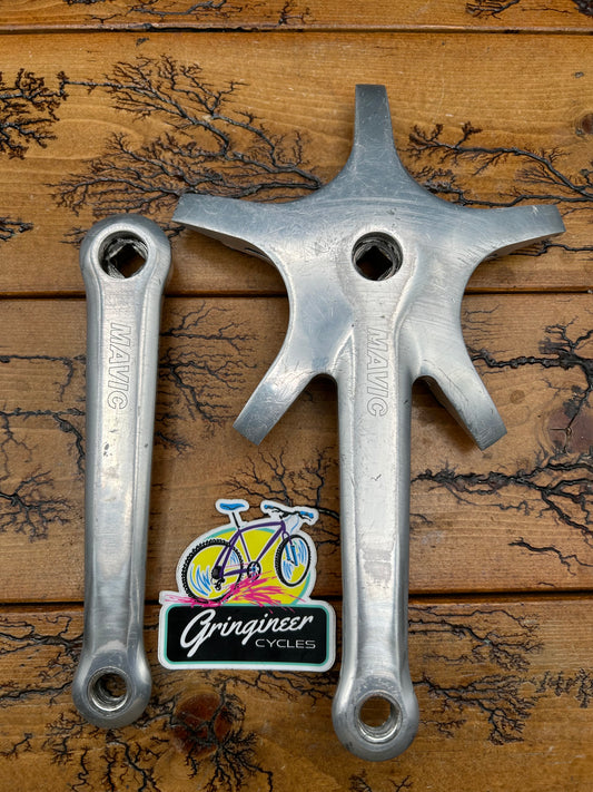 Mavic 631 Starfish Triple 130/74BCD 180mm Crankarms