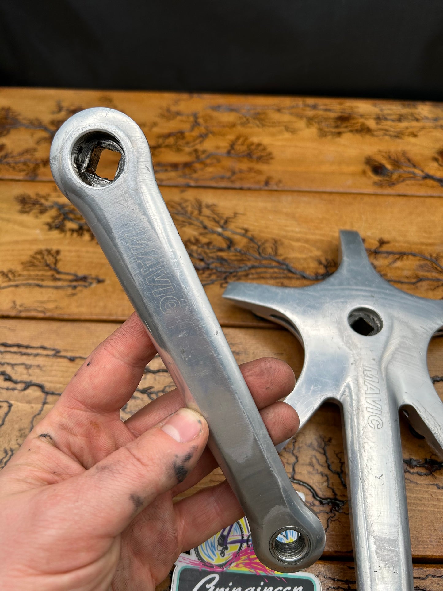 Mavic 631 Starfish Triple 130/74BCD 180mm Crankarms