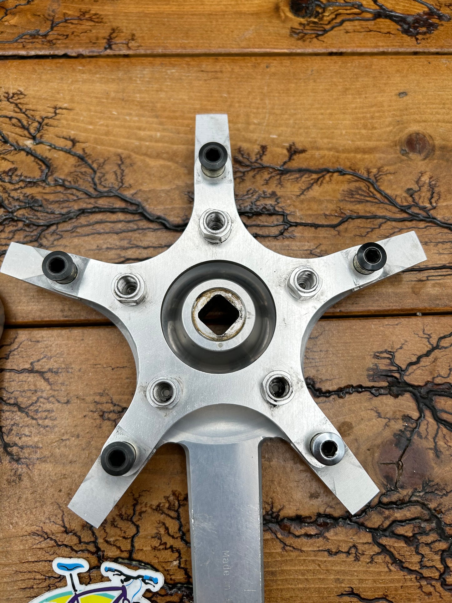 Mavic 631 Starfish Triple 130/74BCD 180mm Crankarms